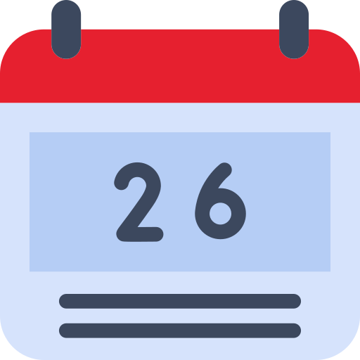 Date Generic color fill icon