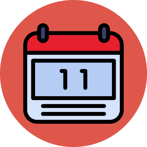 Date Generic color lineal-color icon