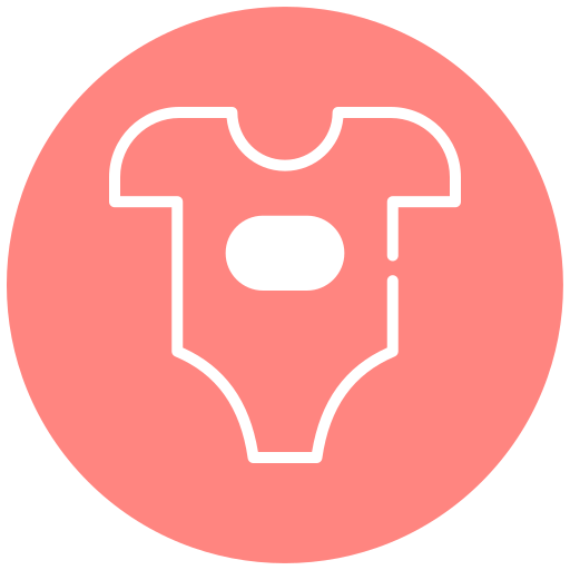 Baby rompers Generic color fill icon