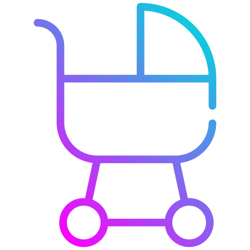 Baby carriage Generic gradient outline icon