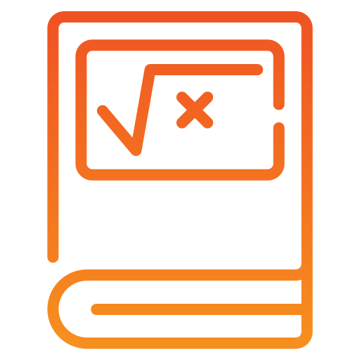 mathe buch Generic gradient outline icon