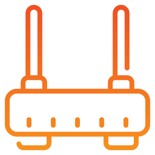 router bezprzewodowy Generic gradient outline ikona