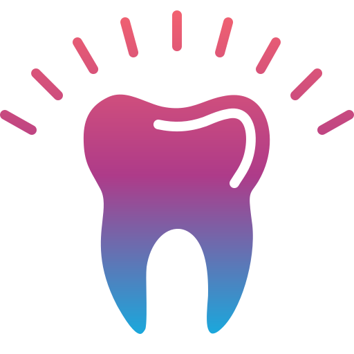 diente artificial Generic gradient fill icono
