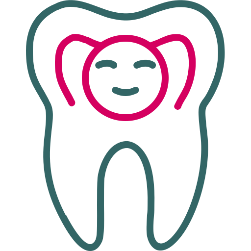 dente sano Generic color outline icona