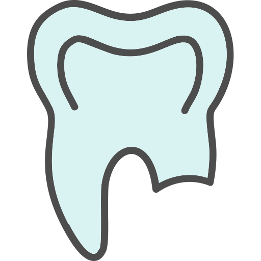 Broken Tooth Generic color lineal-color icon