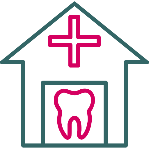 치과 진료소 Generic color outline icon
