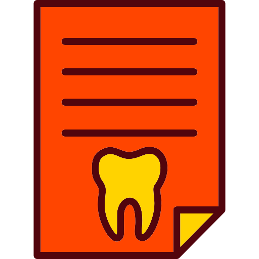Dental record Generic color lineal-color icon