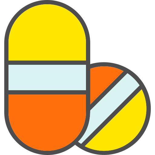 analgésico Generic color lineal-color icono