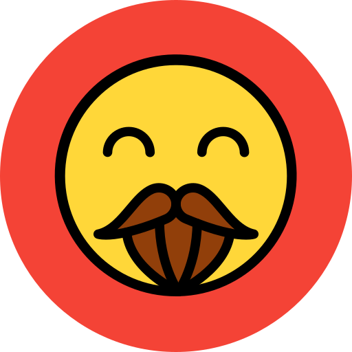 Moustache Generic color lineal-color icon