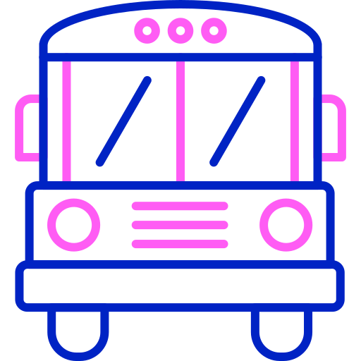 autobús escolar Generic color outline icono
