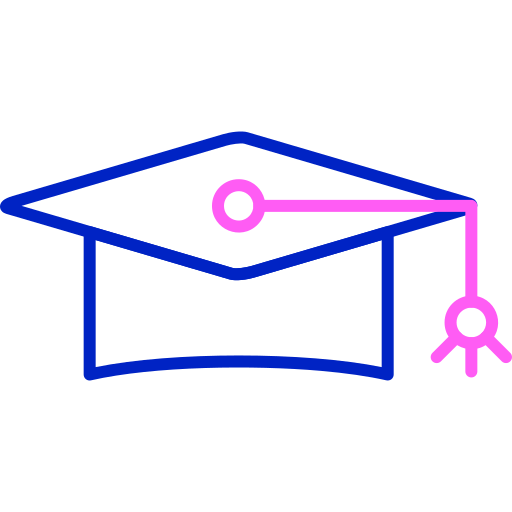 Graduate Generic color outline icon