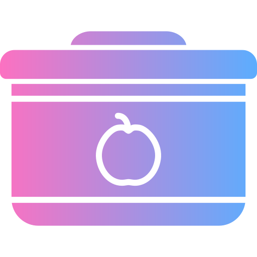 caja de comida Generic gradient fill icono