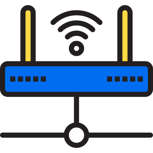 Wireless srip Lineal Color icon