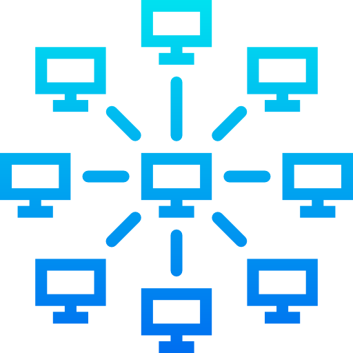 ネットワーキング srip Gradient icon