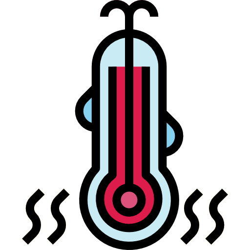 termometro PongsakornRed Lineal Color icona