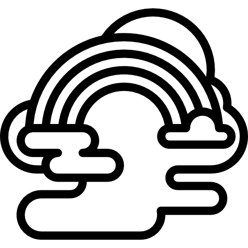 Радуга PongsakornRed Lineal иконка