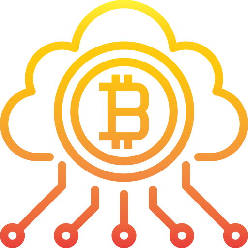 bitcoin srip Gradient icon