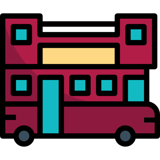 autobus PongsakornRed Lineal Color ikona
