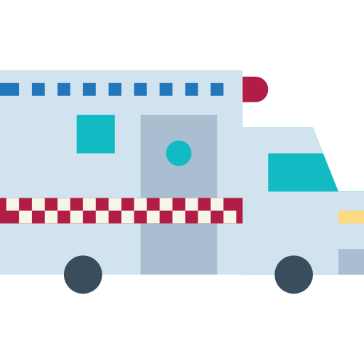 Ambulance PongsakornRed Flat icon