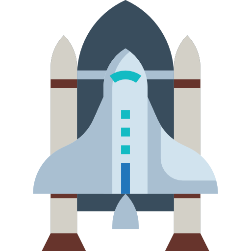 ruimteschip PongsakornRed Flat icoon