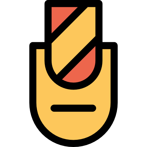 nagel Kiranshastry Lineal Color Orange icoon