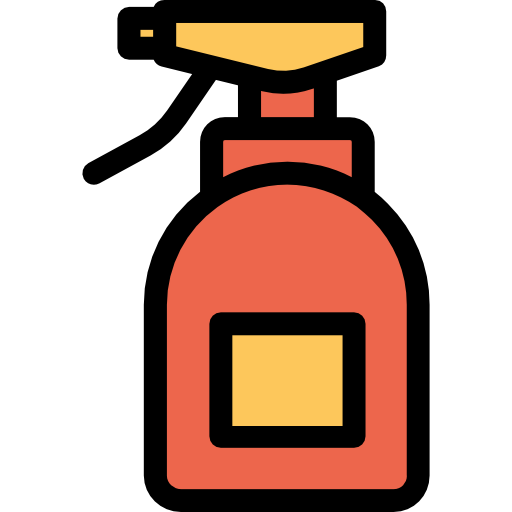 spuitfles Kiranshastry Lineal Color Orange icoon
