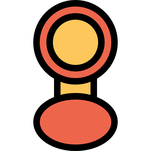 polvo Kiranshastry Lineal Color Orange icono