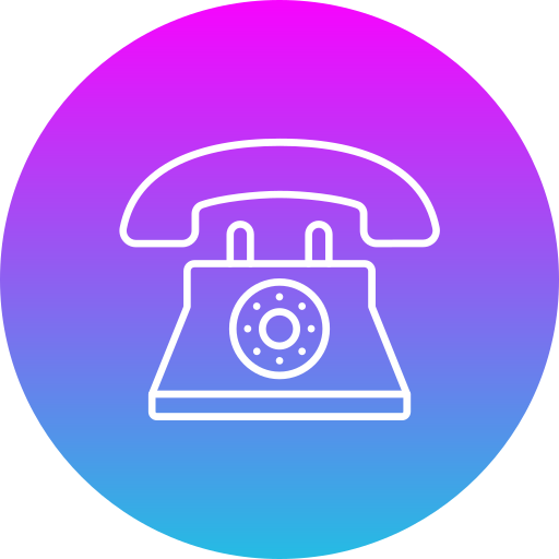 Telephone Generic gradient fill icon
