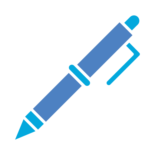 Pen Generic color fill icon