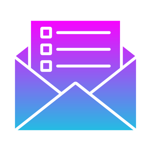 e-mail Generic gradient fill icona