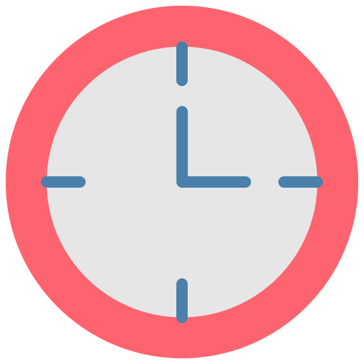 Wall clock Generic color fill icon