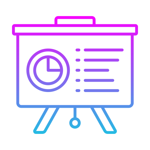 Presentation Generic gradient outline icon