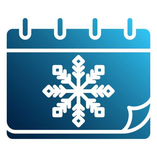 winter Generic gradient fill icoon