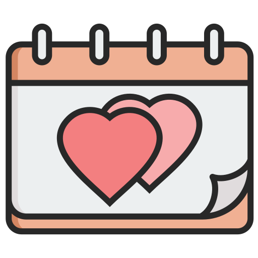 Romantic Date Generic color lineal-color icon