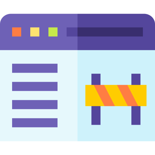 web maintenance Basic Straight Flat icon