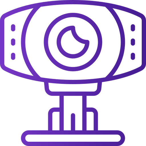 Webcam Generic gradient outline icon