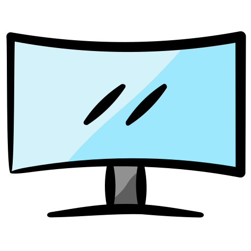Monitor Generic color hand-drawn icon
