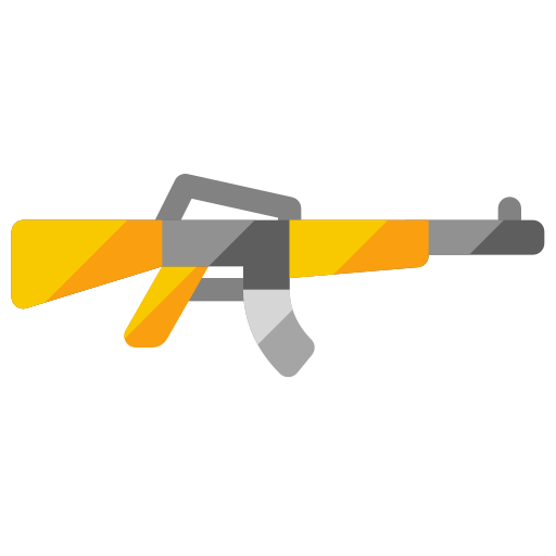 ak 47 Generic color fill icoon