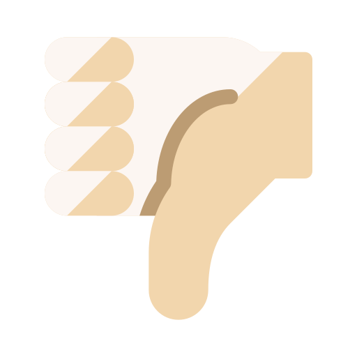 Thumbs down  Generic color fill icon