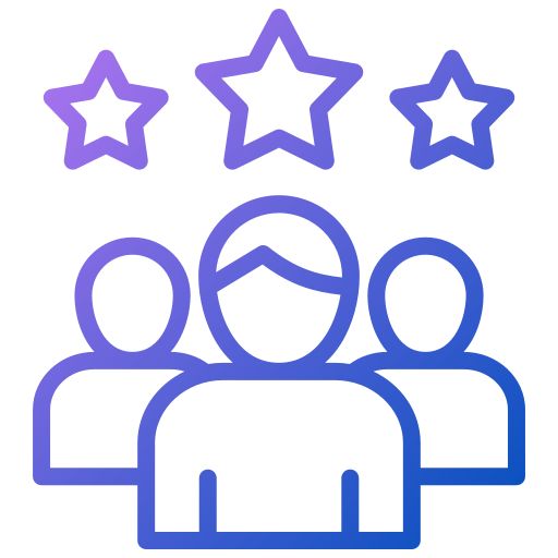 customer review Generic gradient outline icono