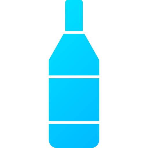 bottiglia Generic gradient fill icona