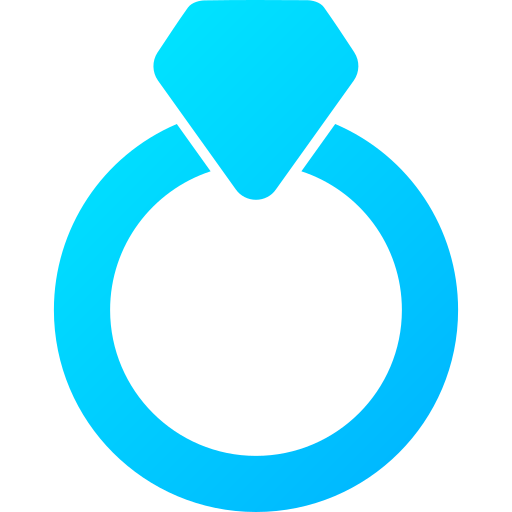 Обручальное кольцо Generic gradient fill иконка