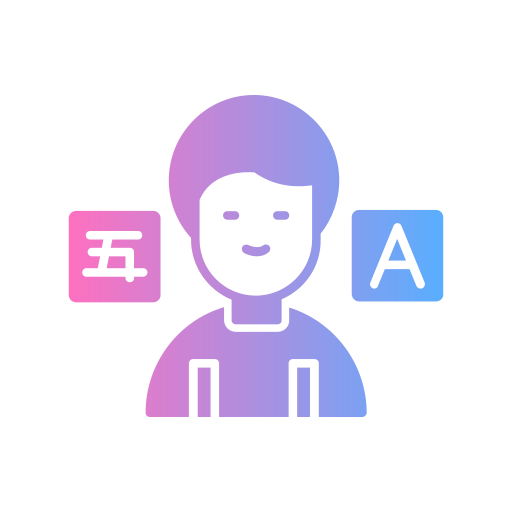 翻訳者 Generic gradient fill icon