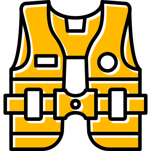 Спасательный жилет Generic color lineal-color иконка