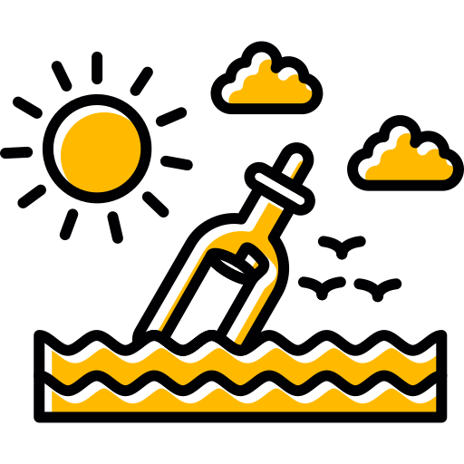 Message In a Bottle Generic color lineal-color icon