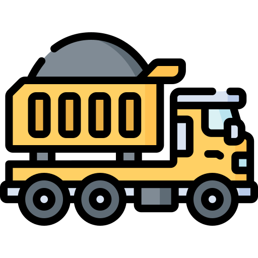 Dump Truck Special Lineal color icon