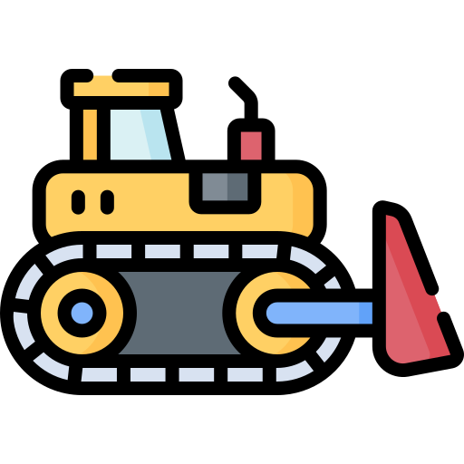 bulldozer Special Lineal color icon