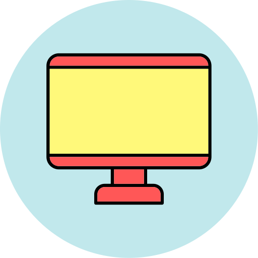 monitor Generic color lineal-color icon