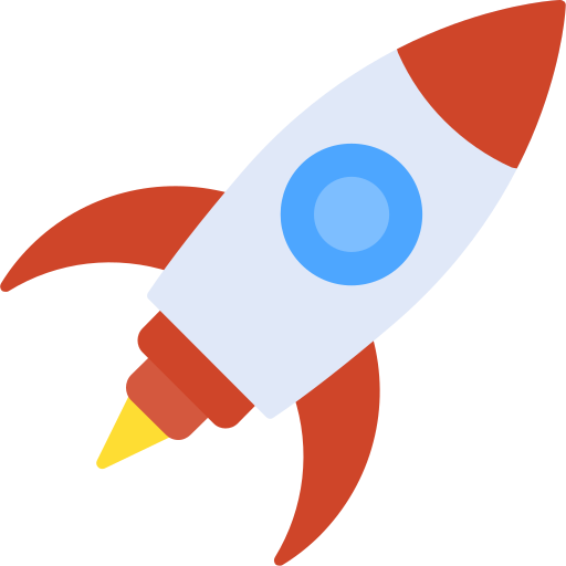 우주 로켓 Generic color fill icon