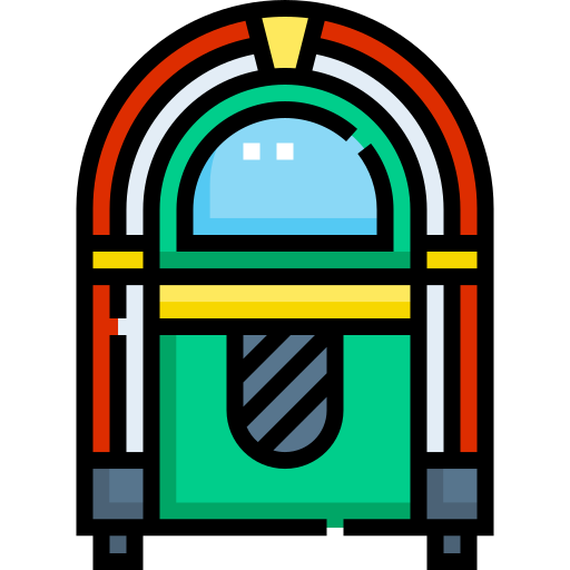 Jukebox Detailed Straight Lineal color icon